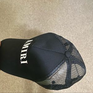 Amiri Blacked Trucker Hat